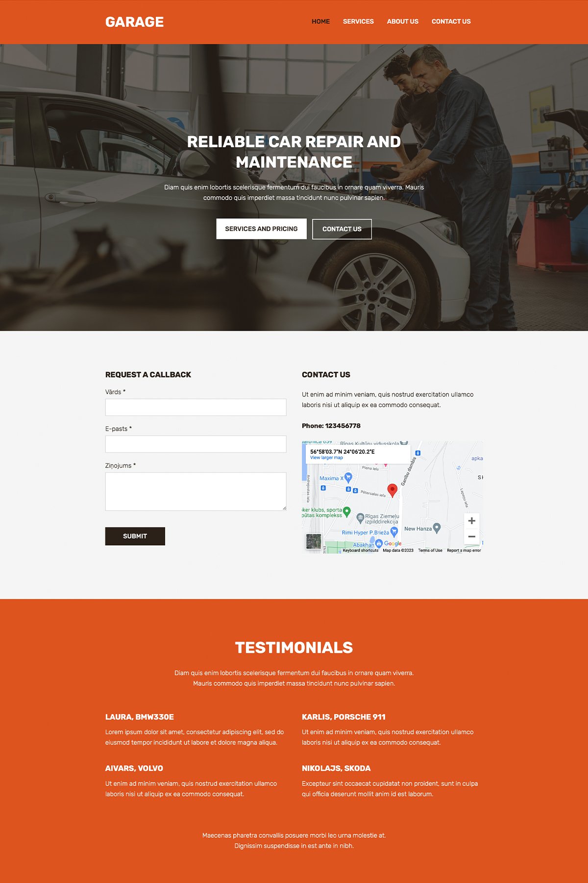 Create a website