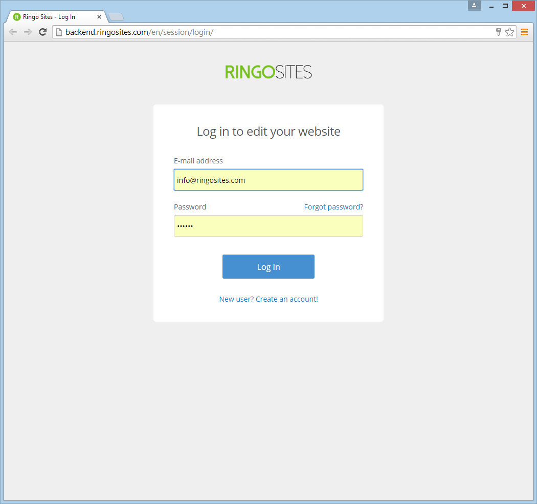 Fully re-branded interface