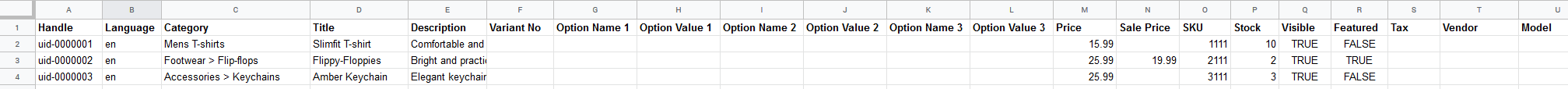 Import file preview